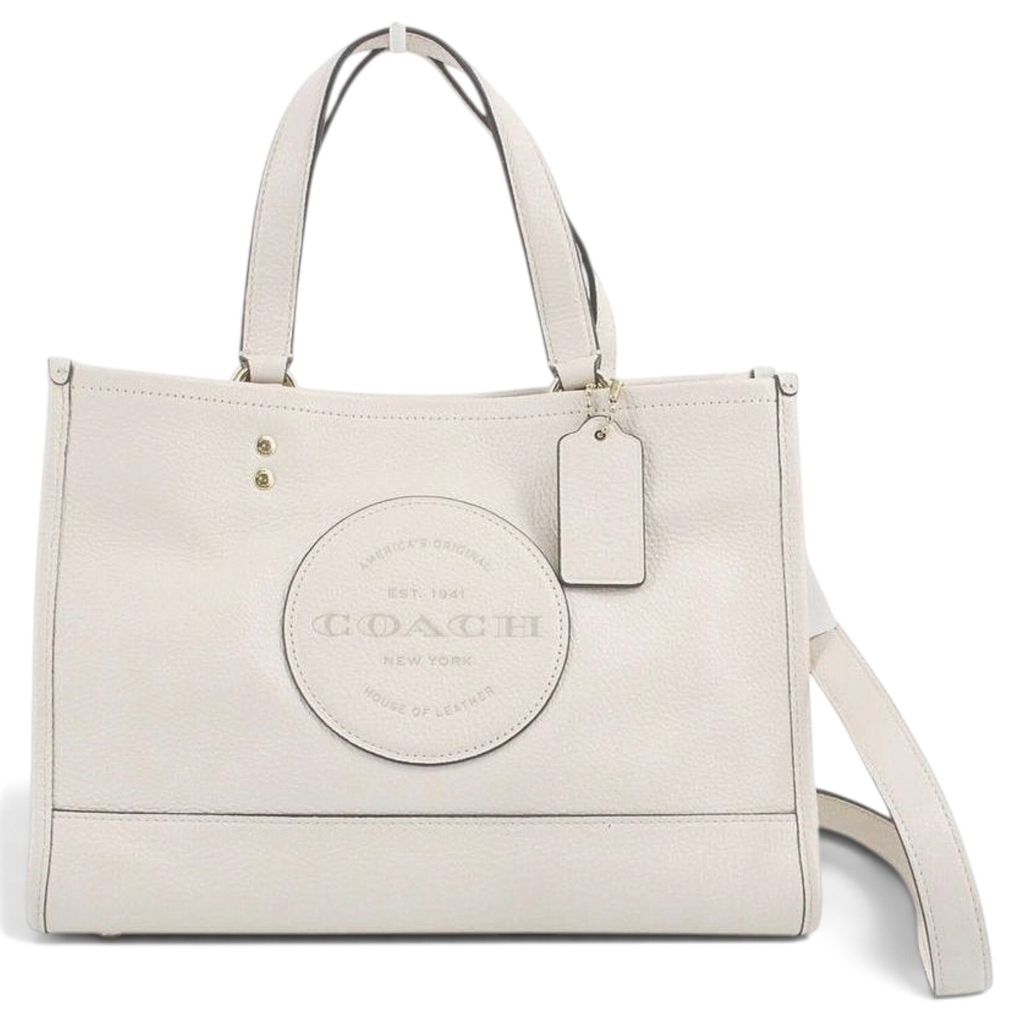 Leather tote