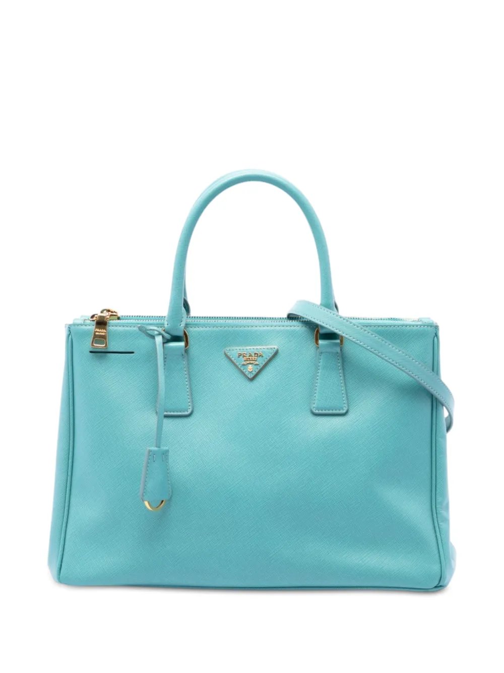 2010-2026 Medium Saffiano Lux Galleria Double Zip satchel