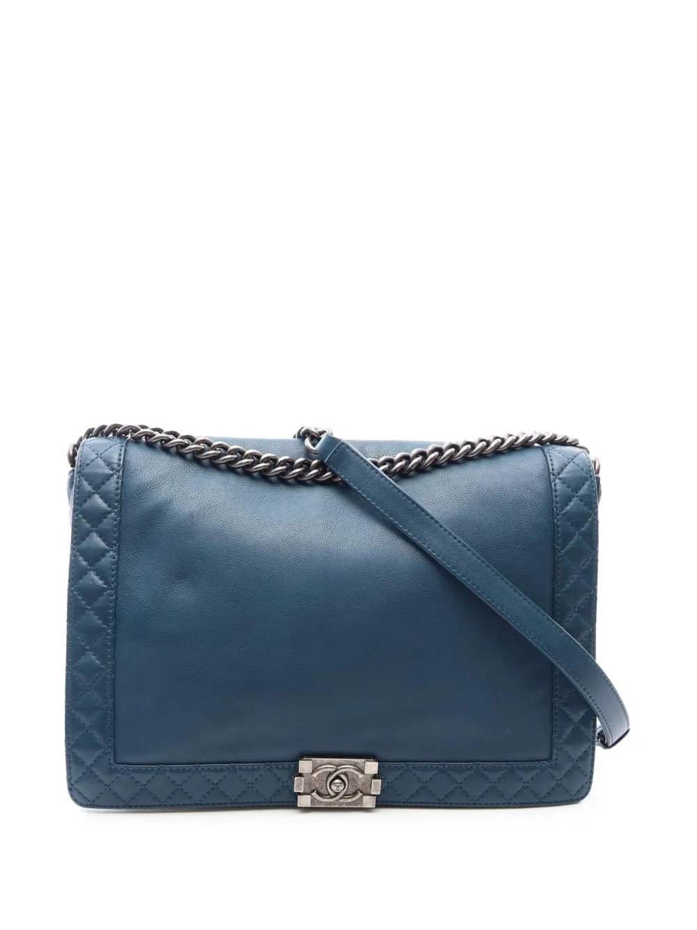 2013-2014 XL Quilted Calfskin Boy Reverso Flap shoulder bag