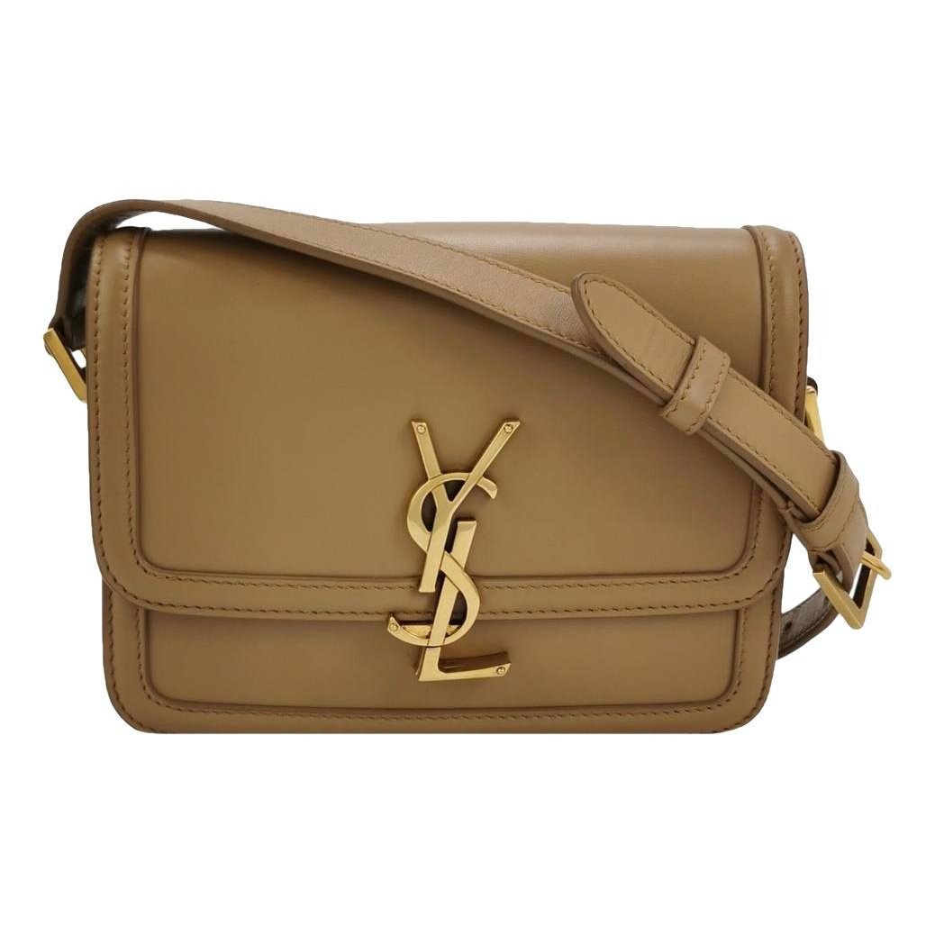 Solférino leather handbag
