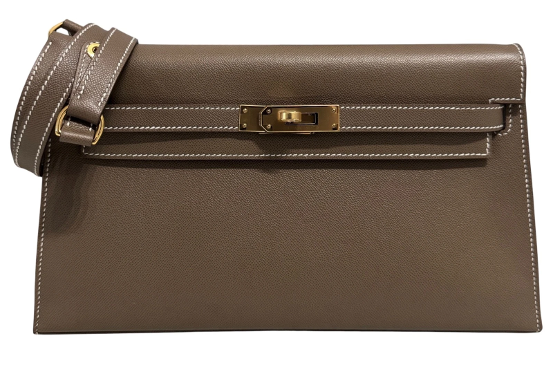 Hermes Etoupe Madame Kelly Elan Gold Hardware, 2024