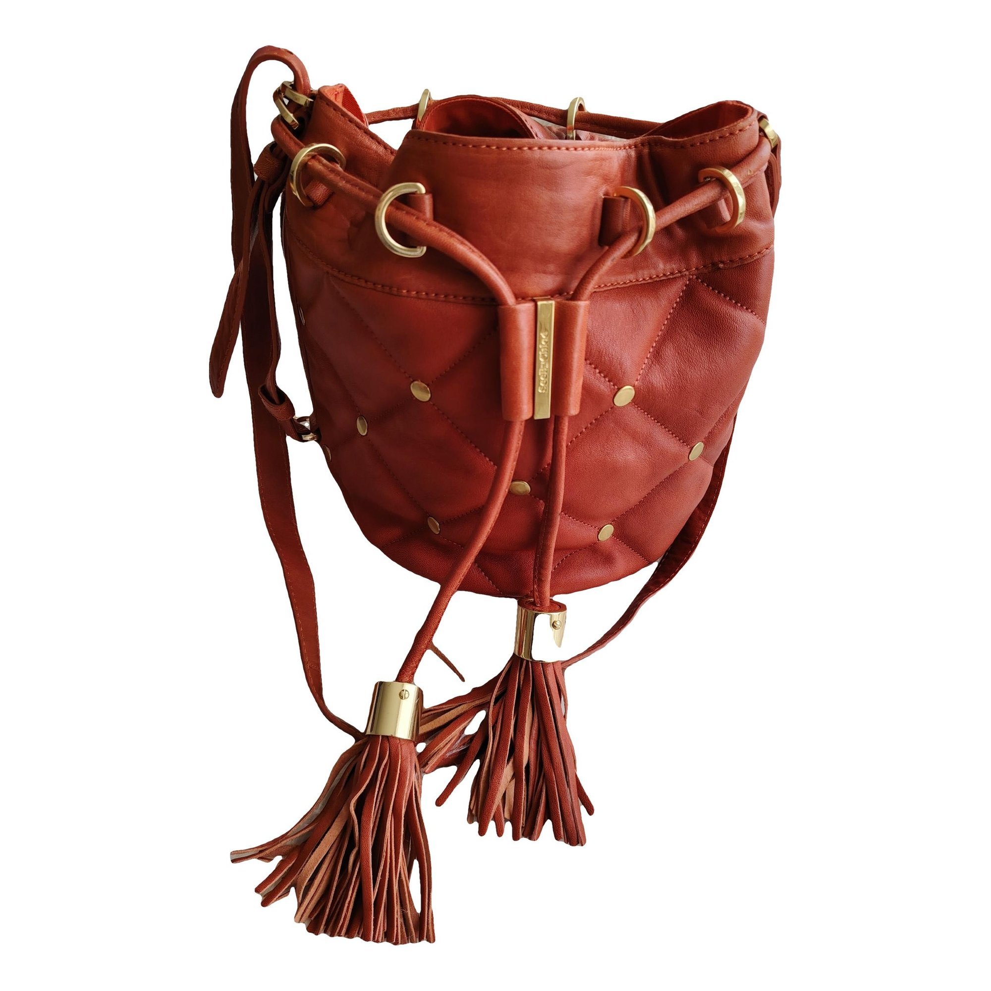 Leather handbag