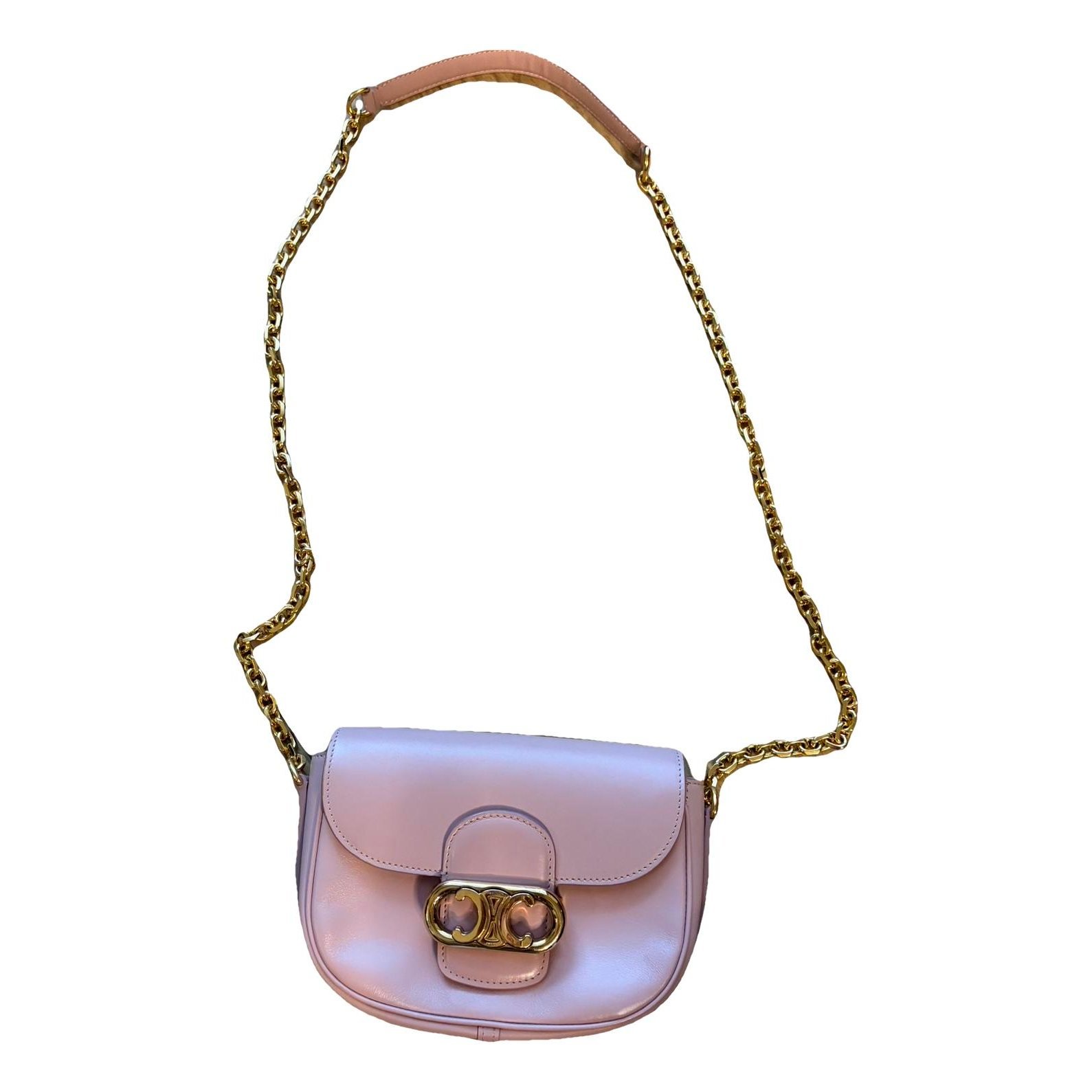 Leather clutch bag