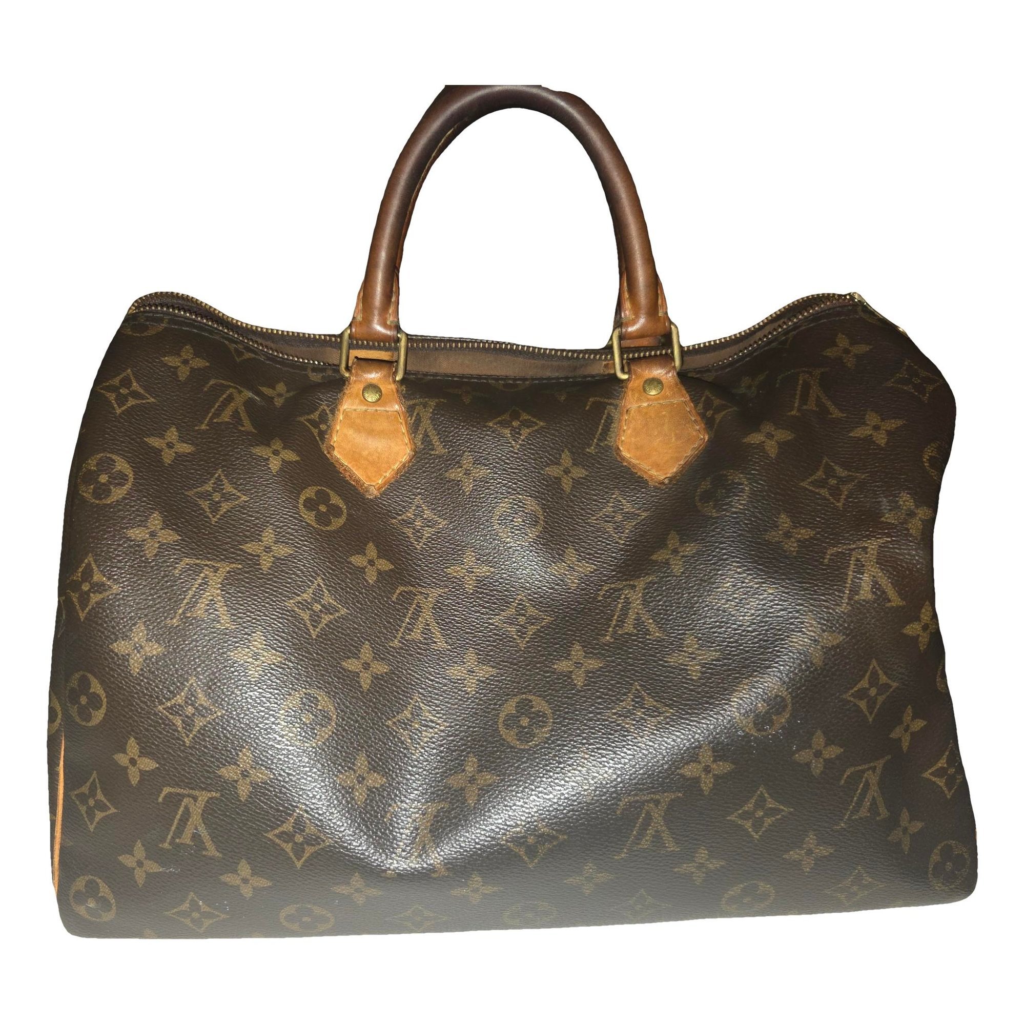 Speedy leather handbag