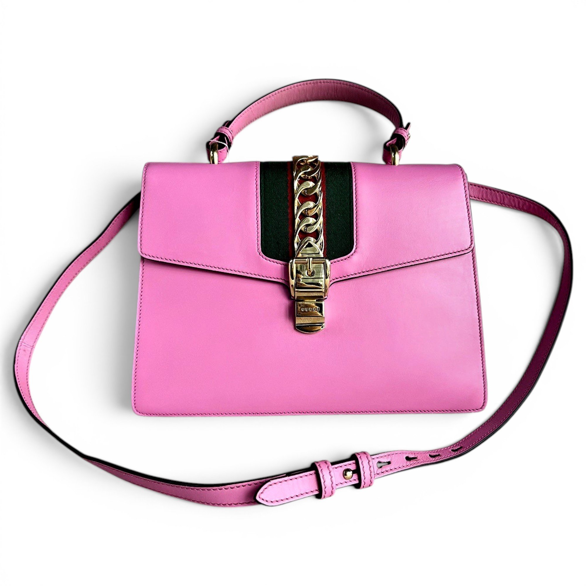 Sylvie Top Handle leather handbag