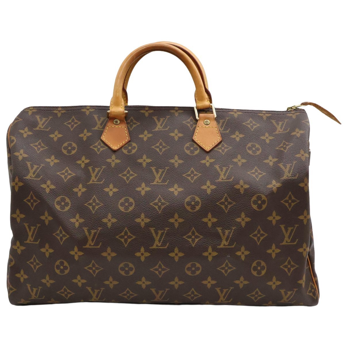 Speedy leather handbag