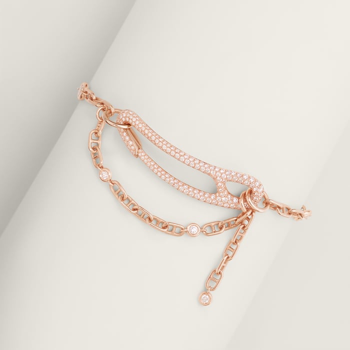 Sans Coloris Chaine d'Ancre Punk Bracelet, Medium Model