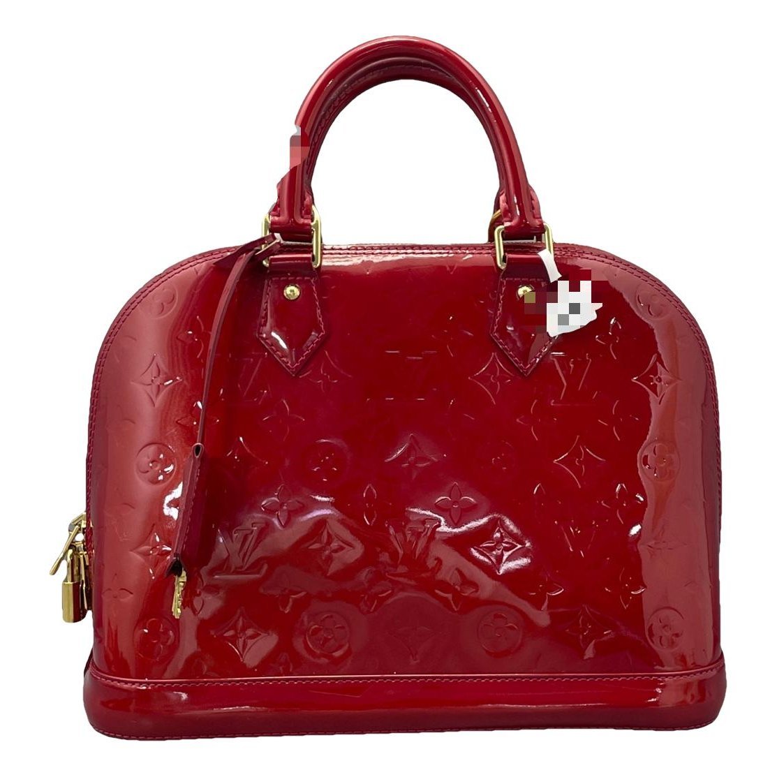 Alma BB patent leather handbag