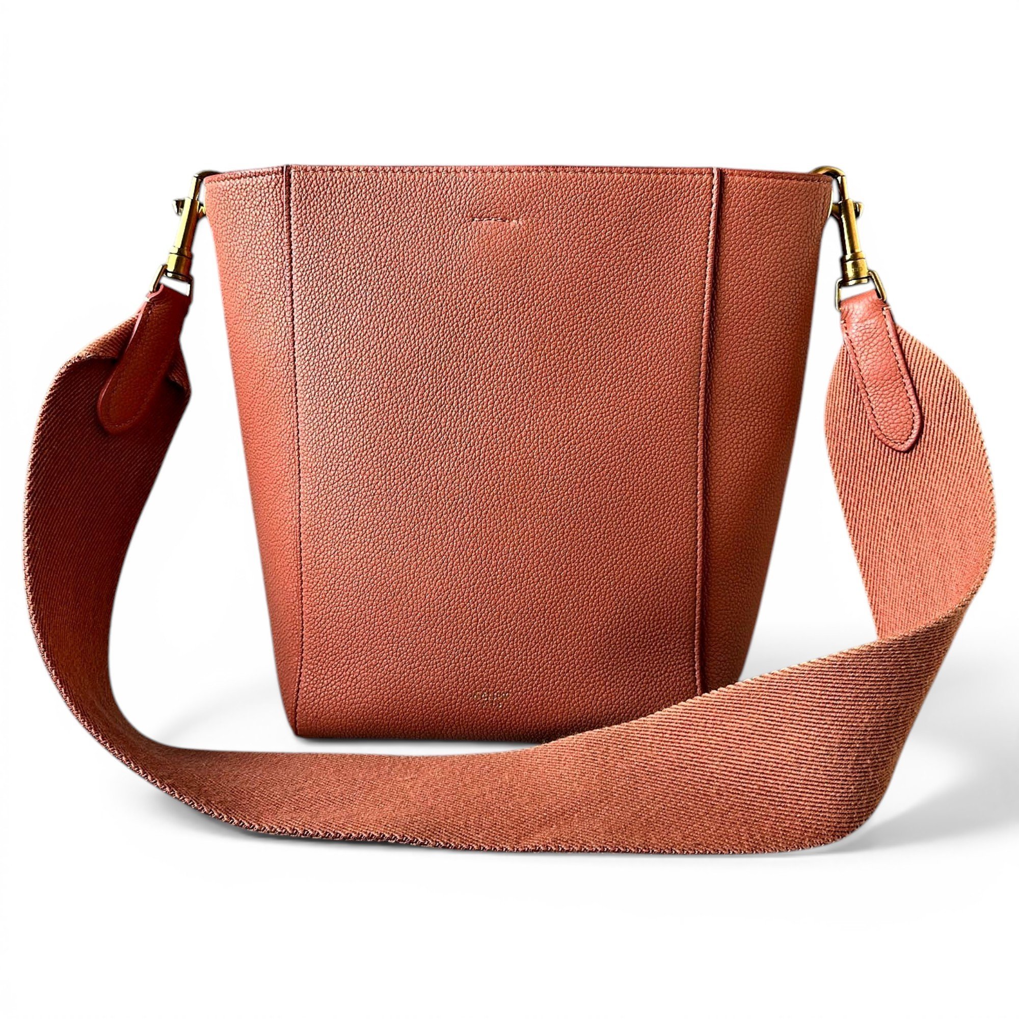 Seau Sangle leather handbag