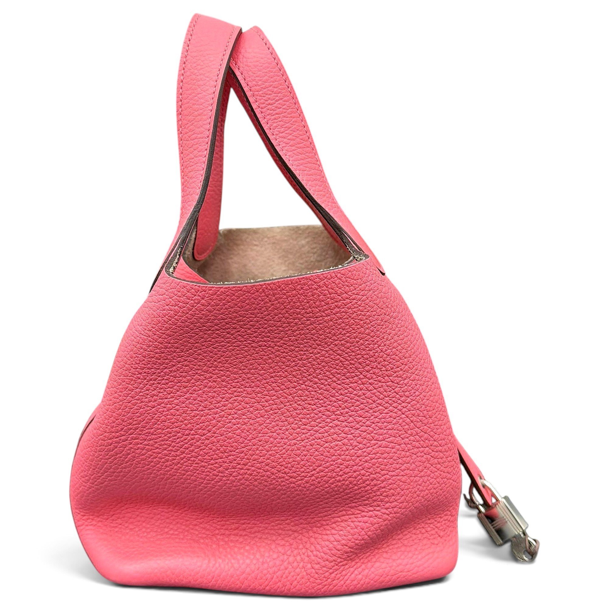 Picotin leather handbag