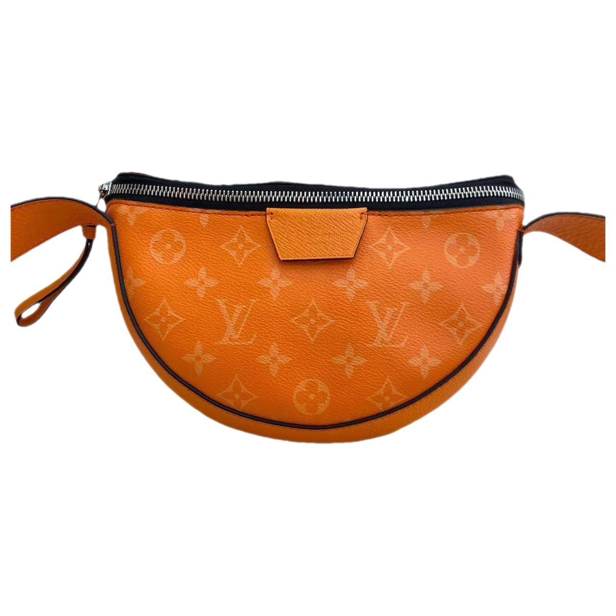 Moon pochette leather handbag