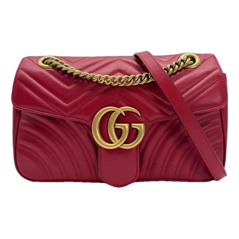 GG Marmont Flap leather handbag