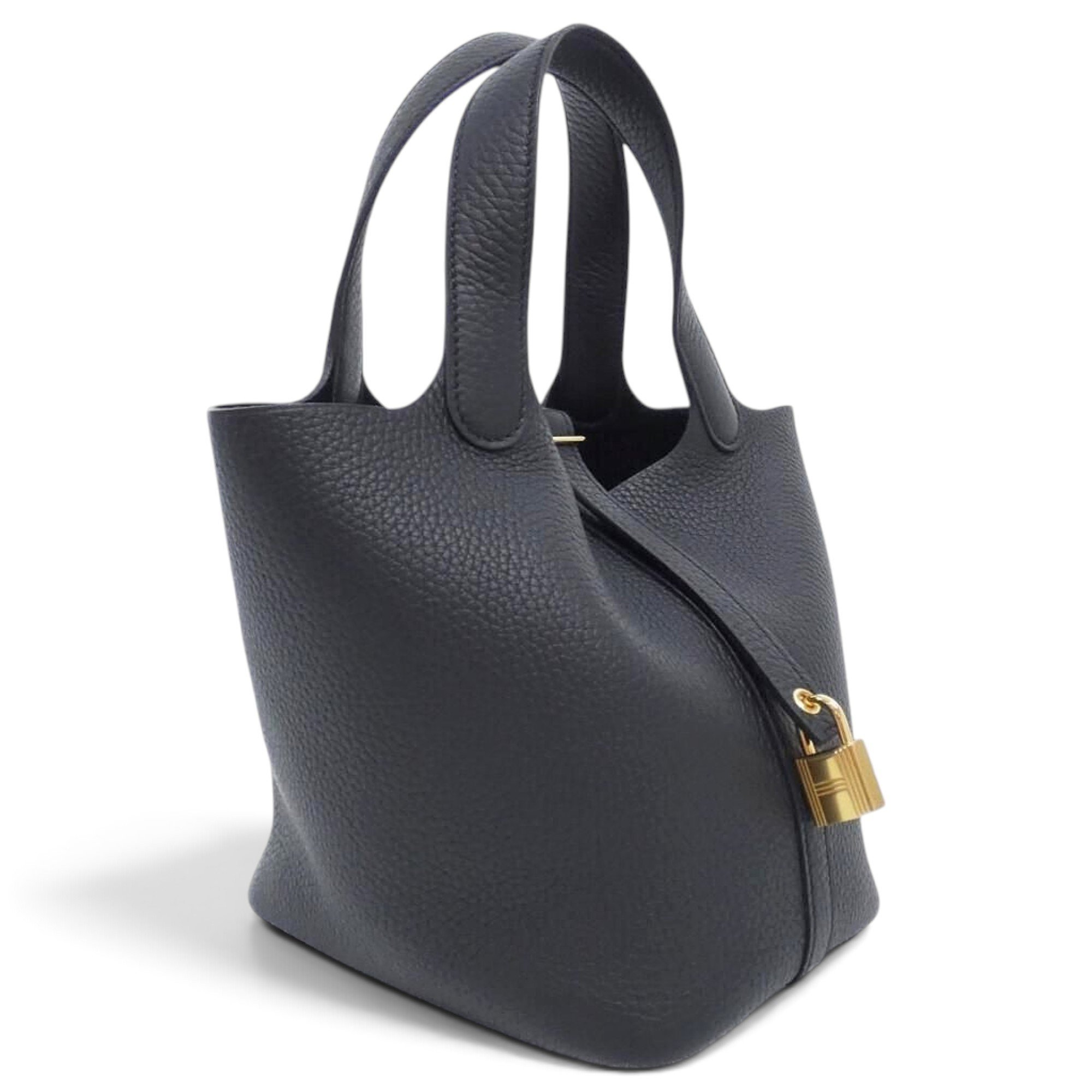Picotin leather handbag