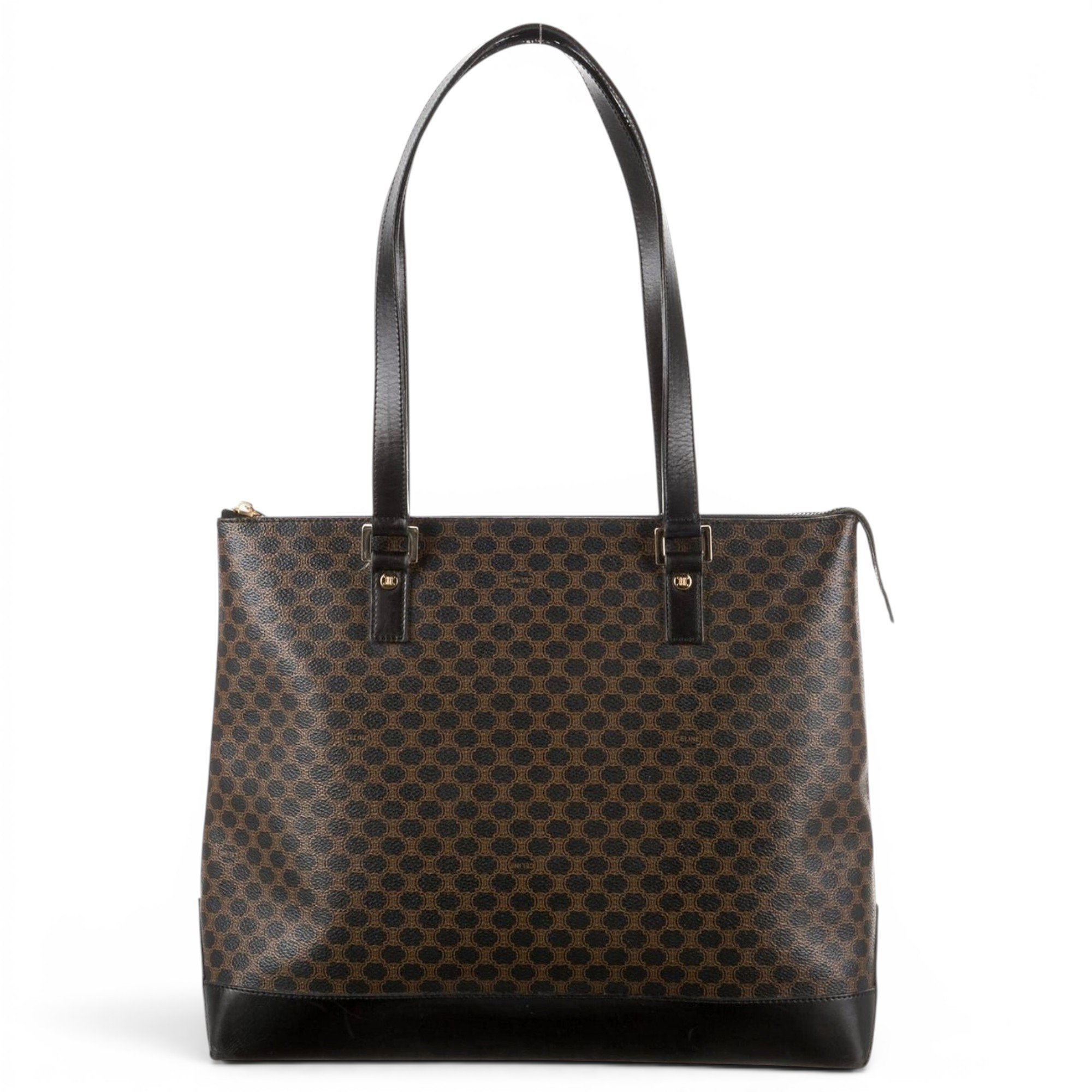 Triomphe leather tote
