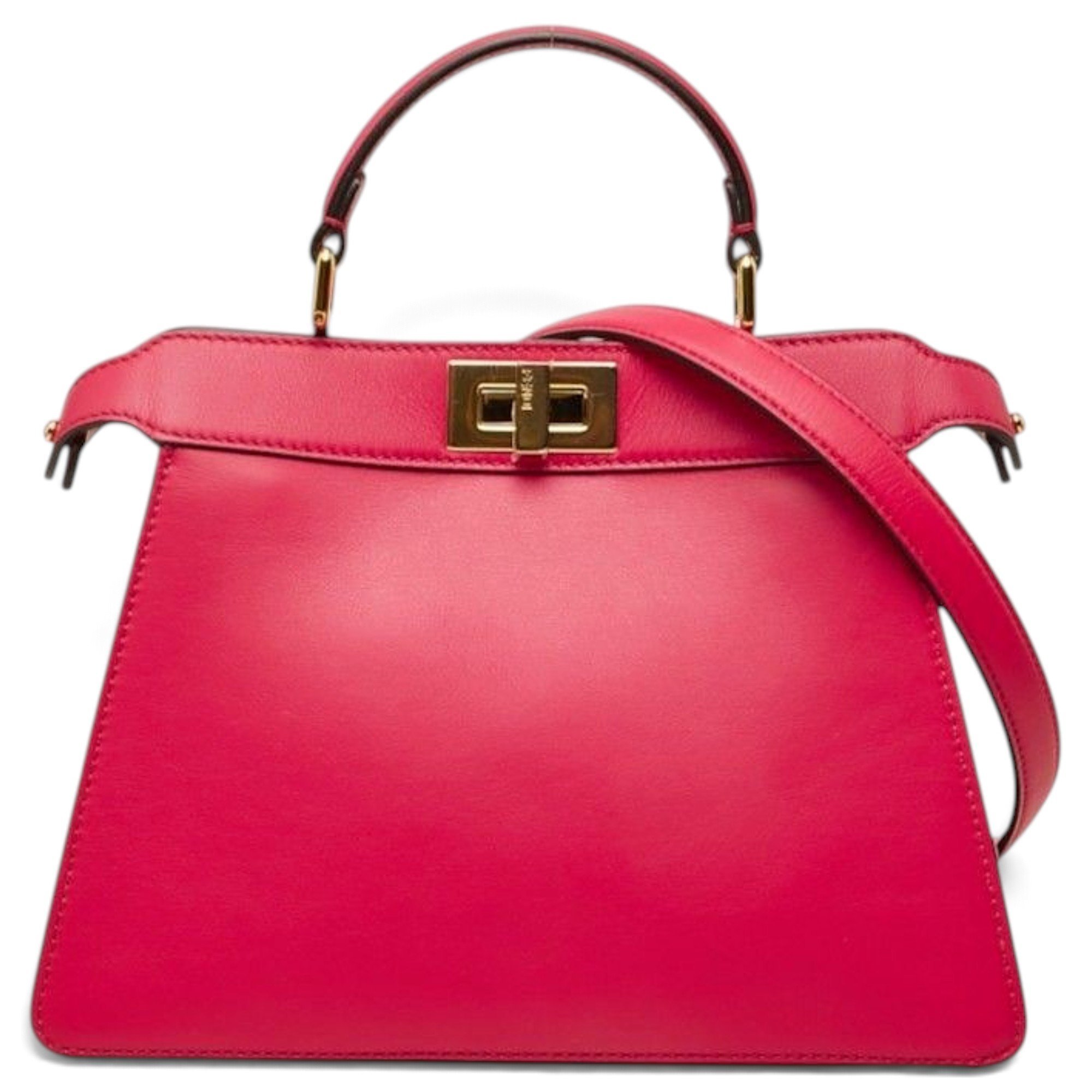 Peekaboo leather handbag