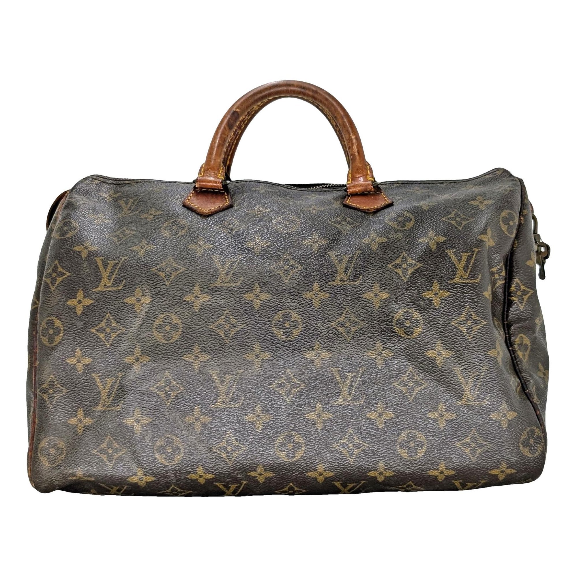 Speedy leather handbag
