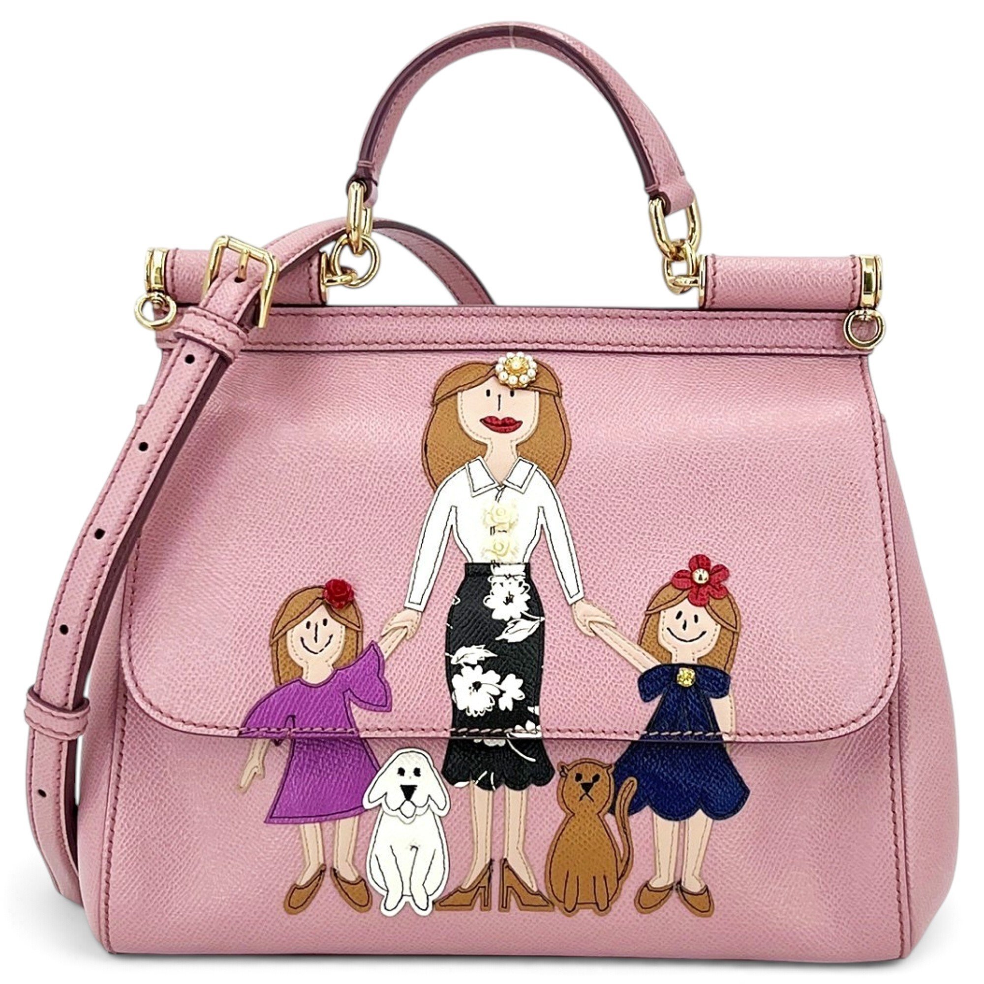 Dolce & Gabbana Sicily leather handbag