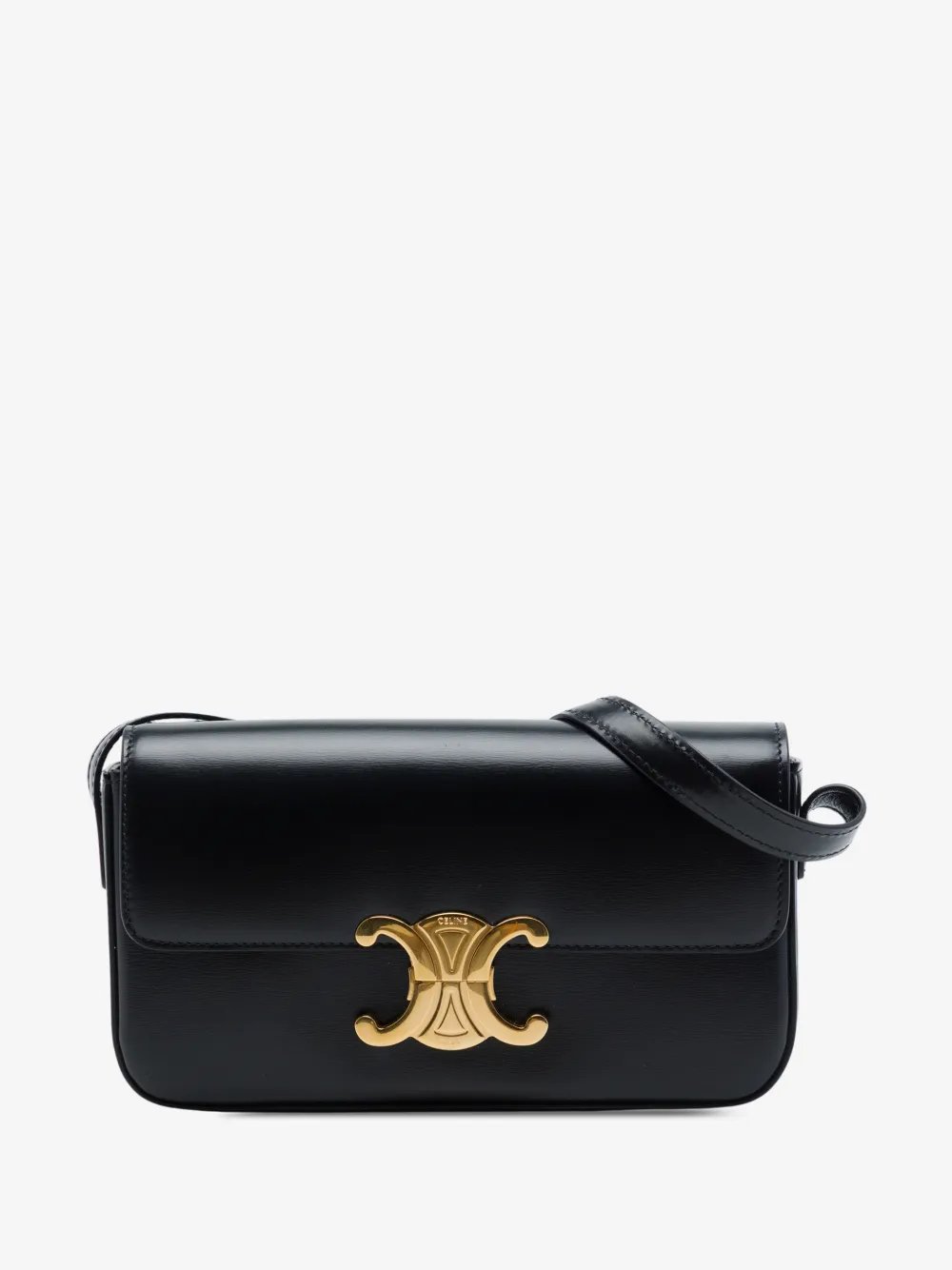 2021 Shiny Calfskin Triomphe Claude shoulder bag