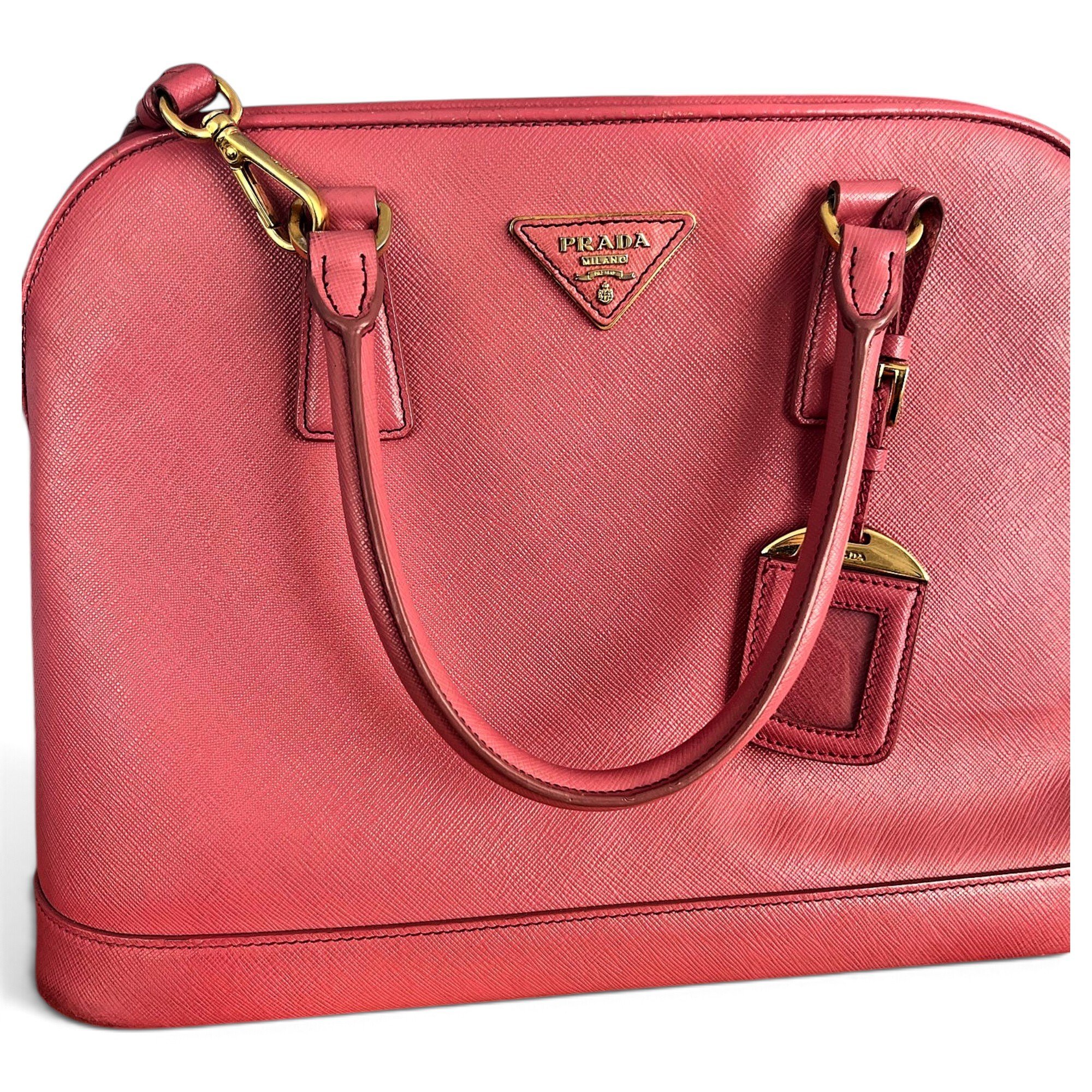 Promenade leather handbag