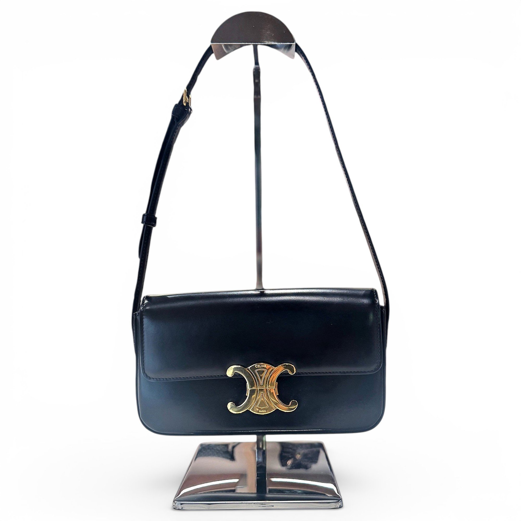 Triomphe Long leather handbag