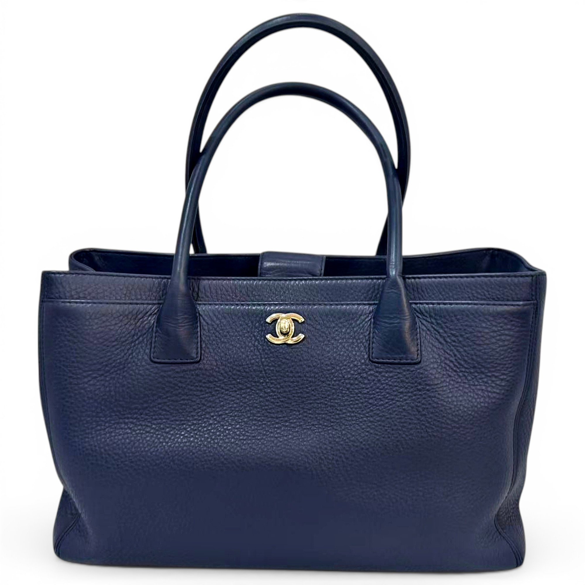 Executive leather tote