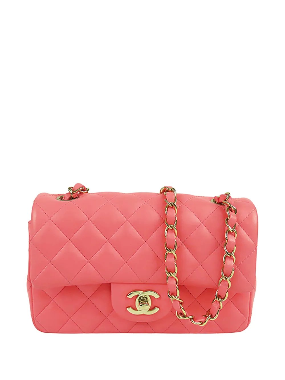 2021-2026 Mini Rectangular Classic Lambskin Single Flap crossbody bag