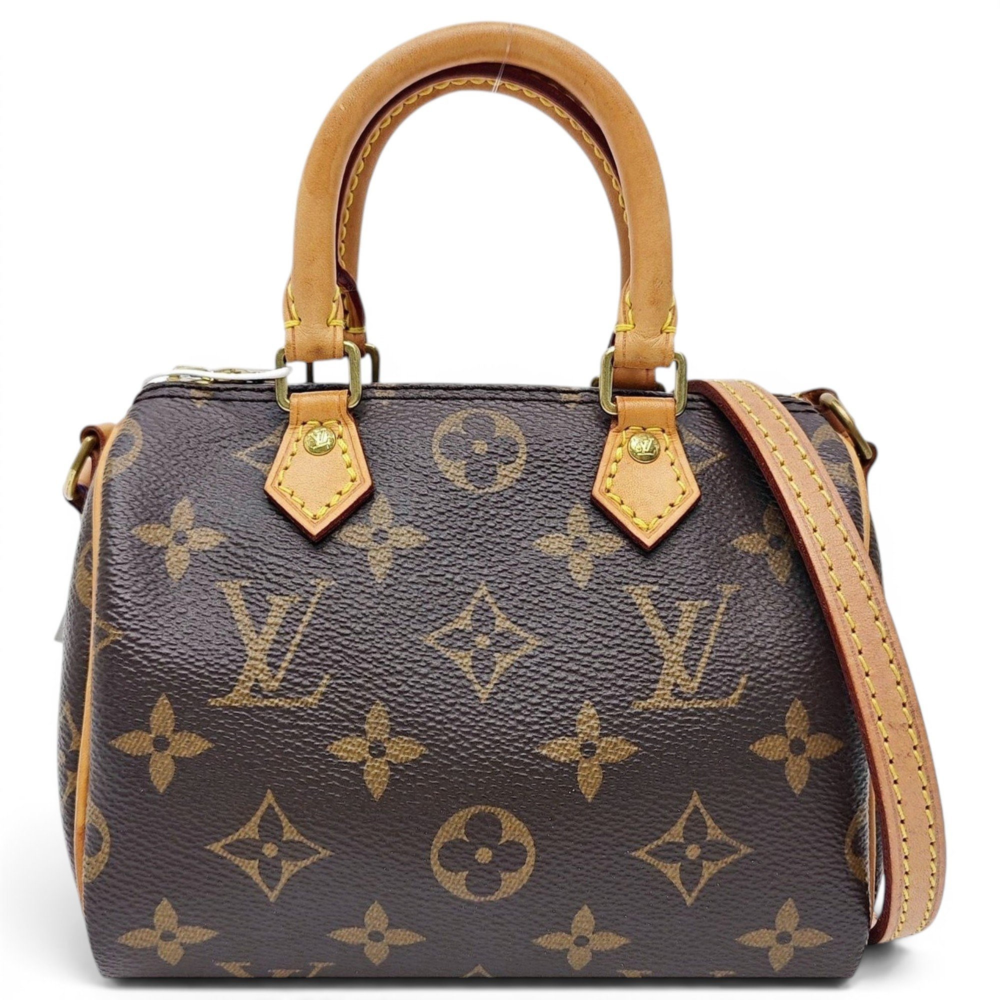 Nano Speedy / Mini HL leather handbag