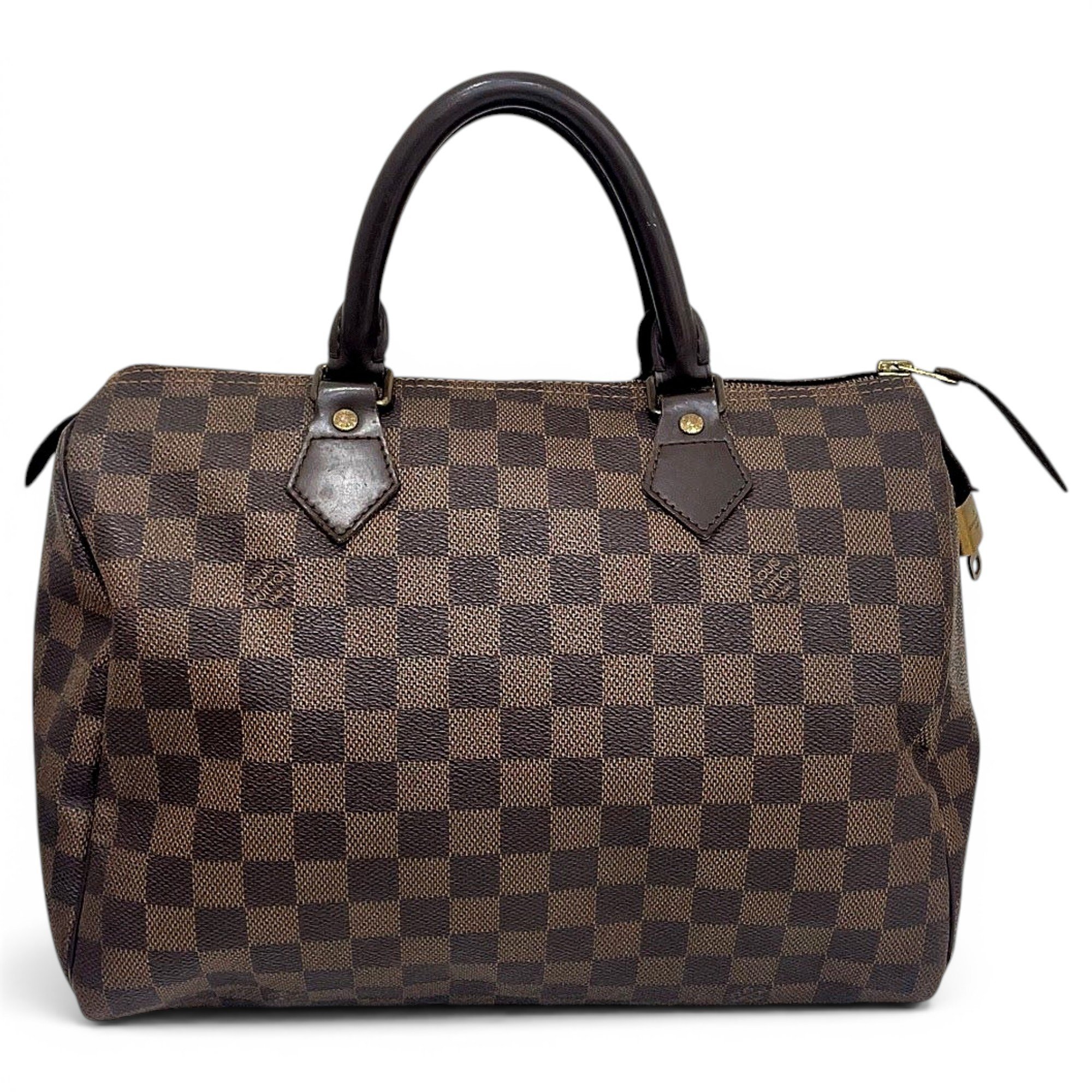 Speedy leather handbag