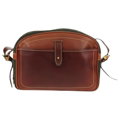 Anagram leather handbag