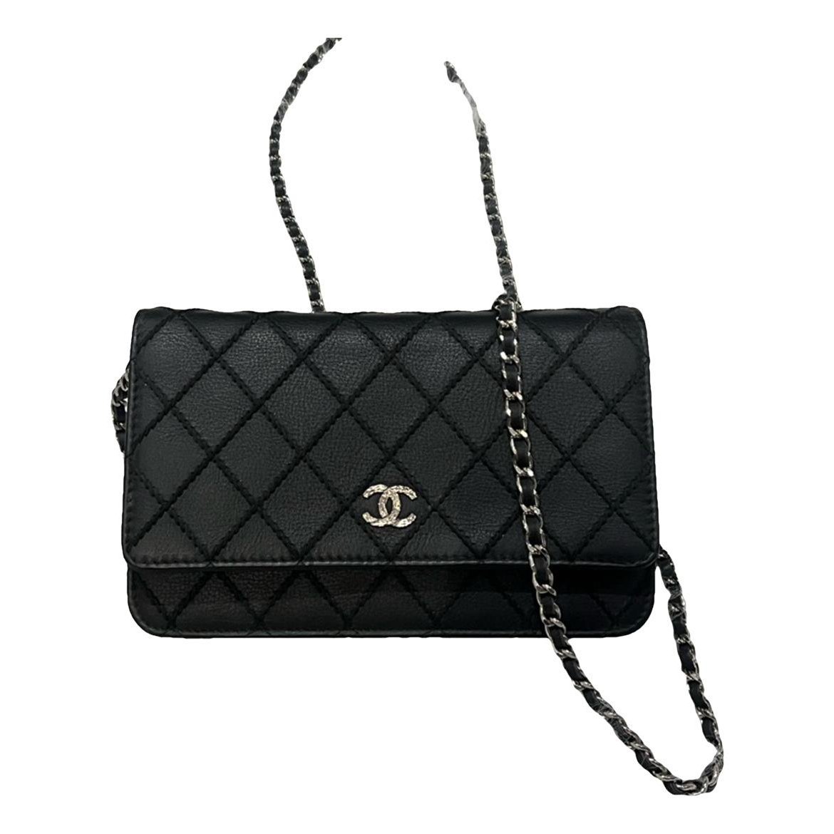 Wallet On Chain Timeless/Classique pony-style calfskin crossbody bag