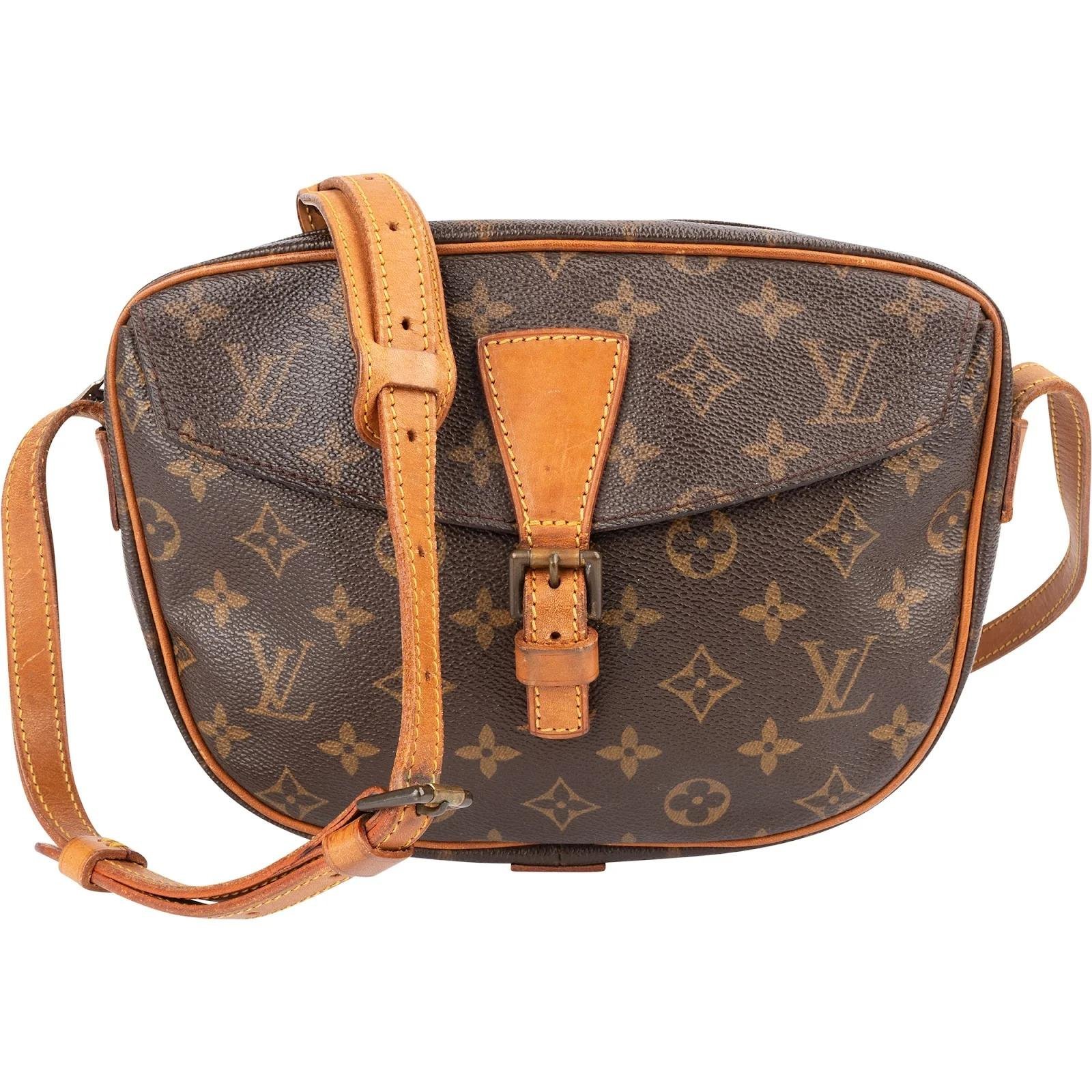 Jeune fille leather crossbody bag