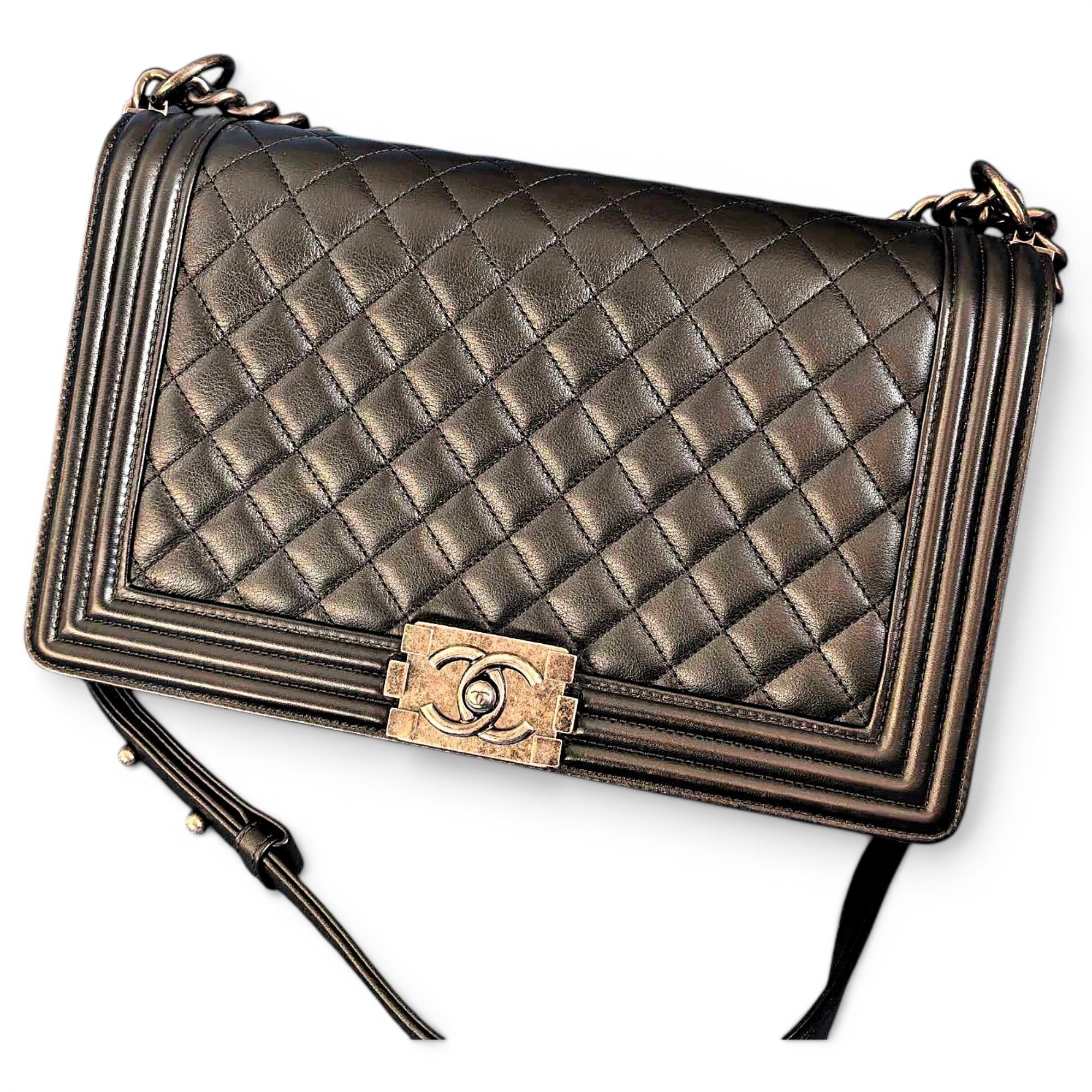 Boy leather handbag