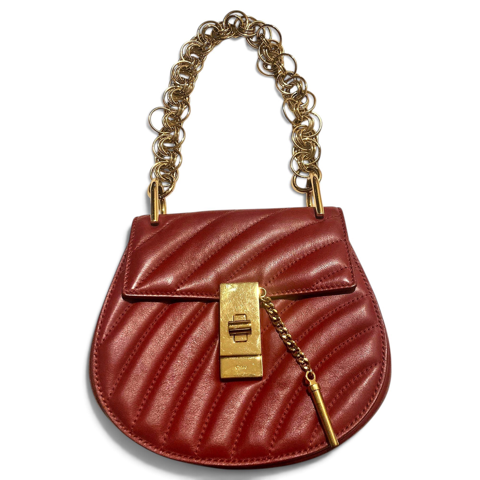 Drew leather crossbody bag