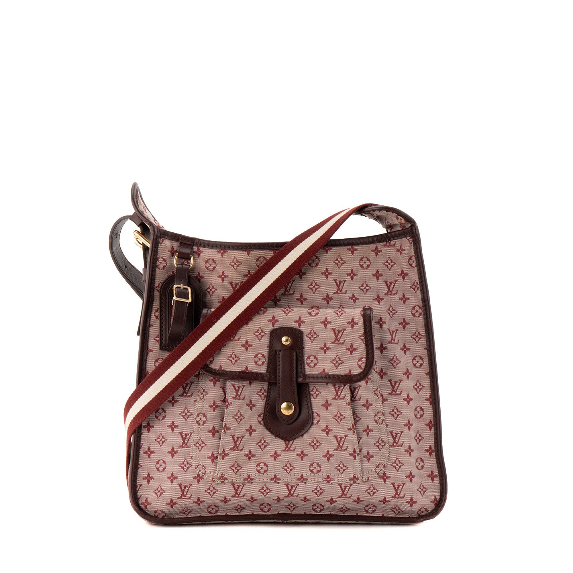 Bordeaux leather bag