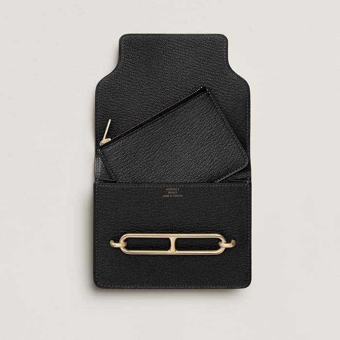 Noir Roulis Slim Wallet