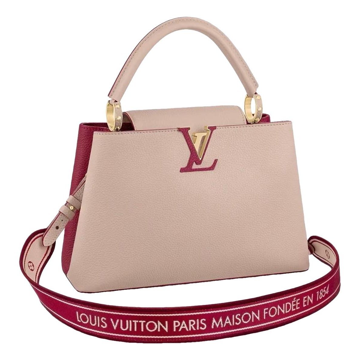 Capucines leather handbag
