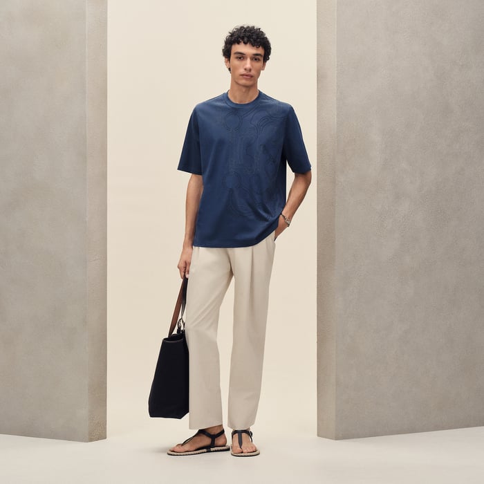 Indigo "Eperon d'Or" T-shirt