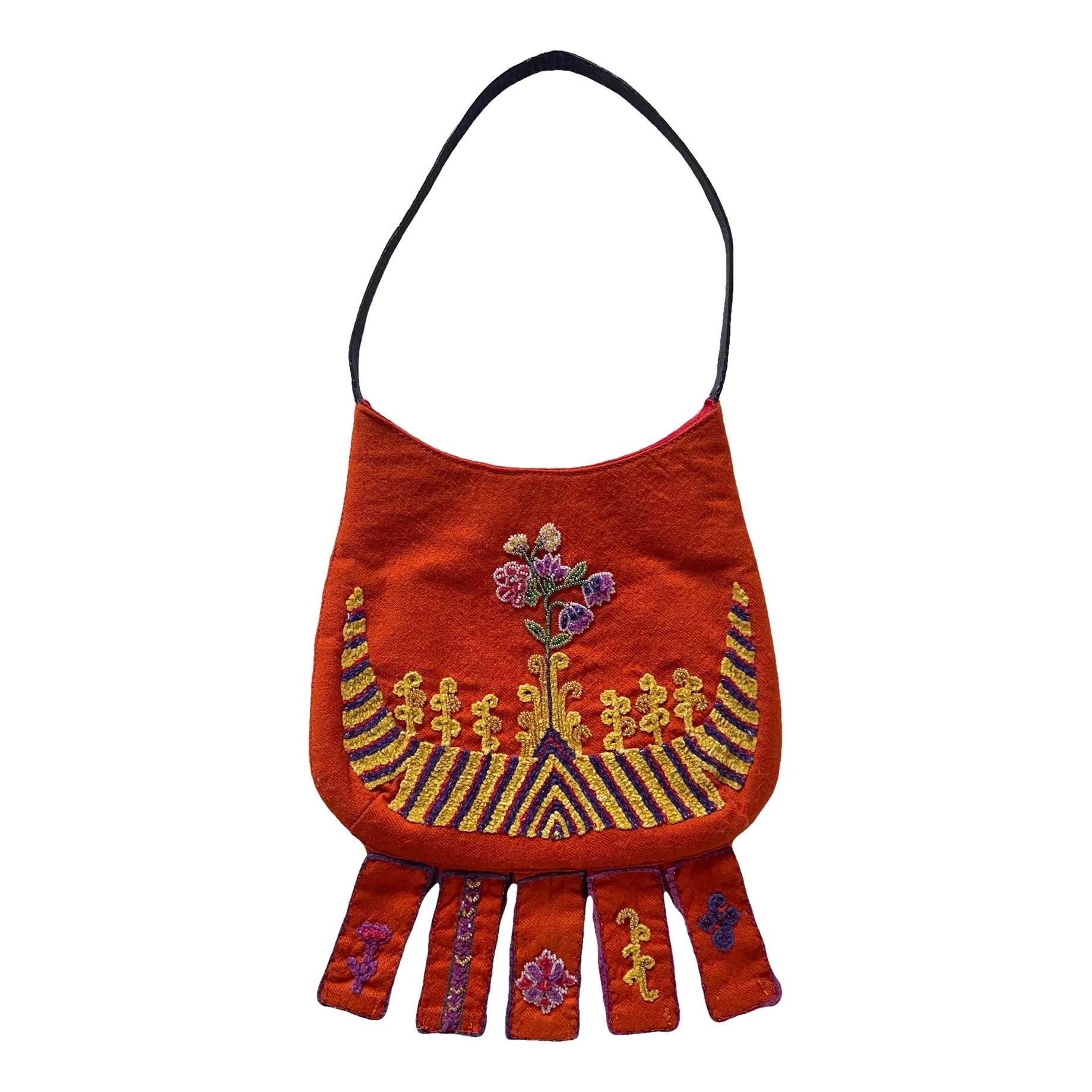 Vela wool handbag
