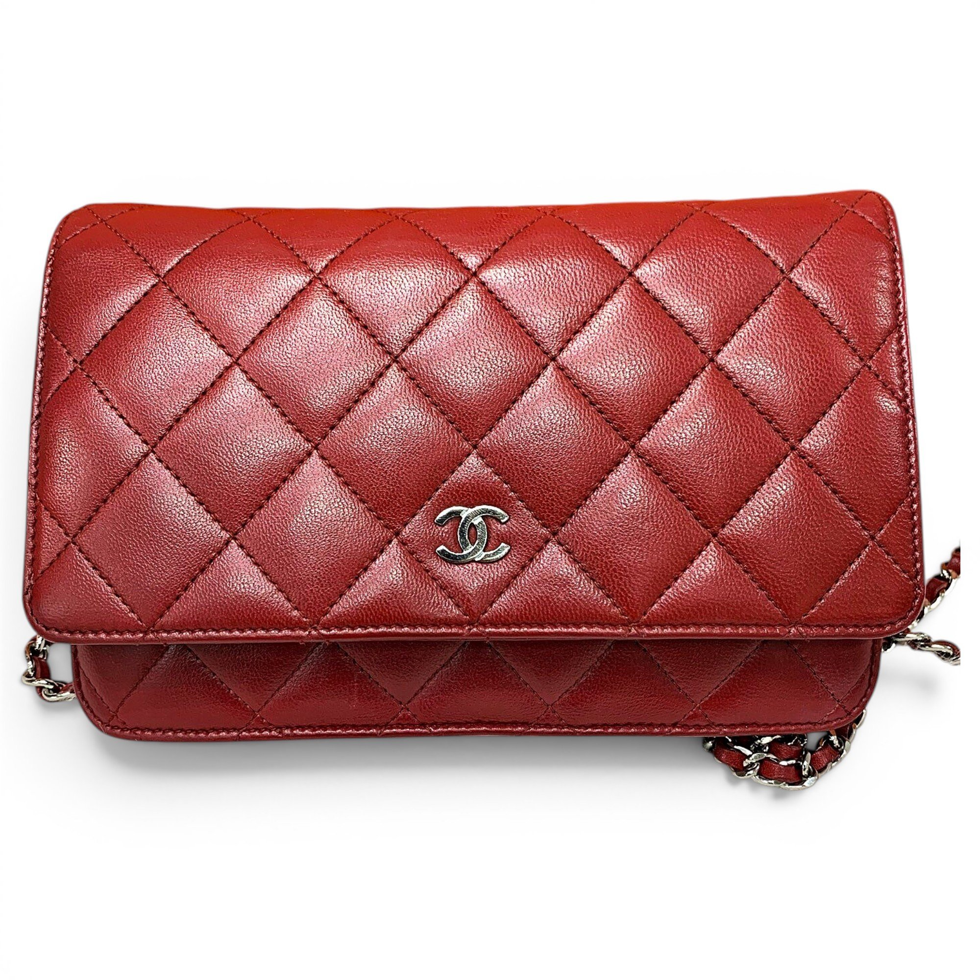 Wallet On Chain Timeless/Classique leather crossbody bag