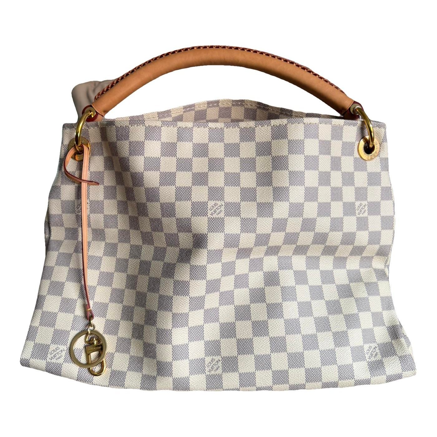 Artsy leather handbag
