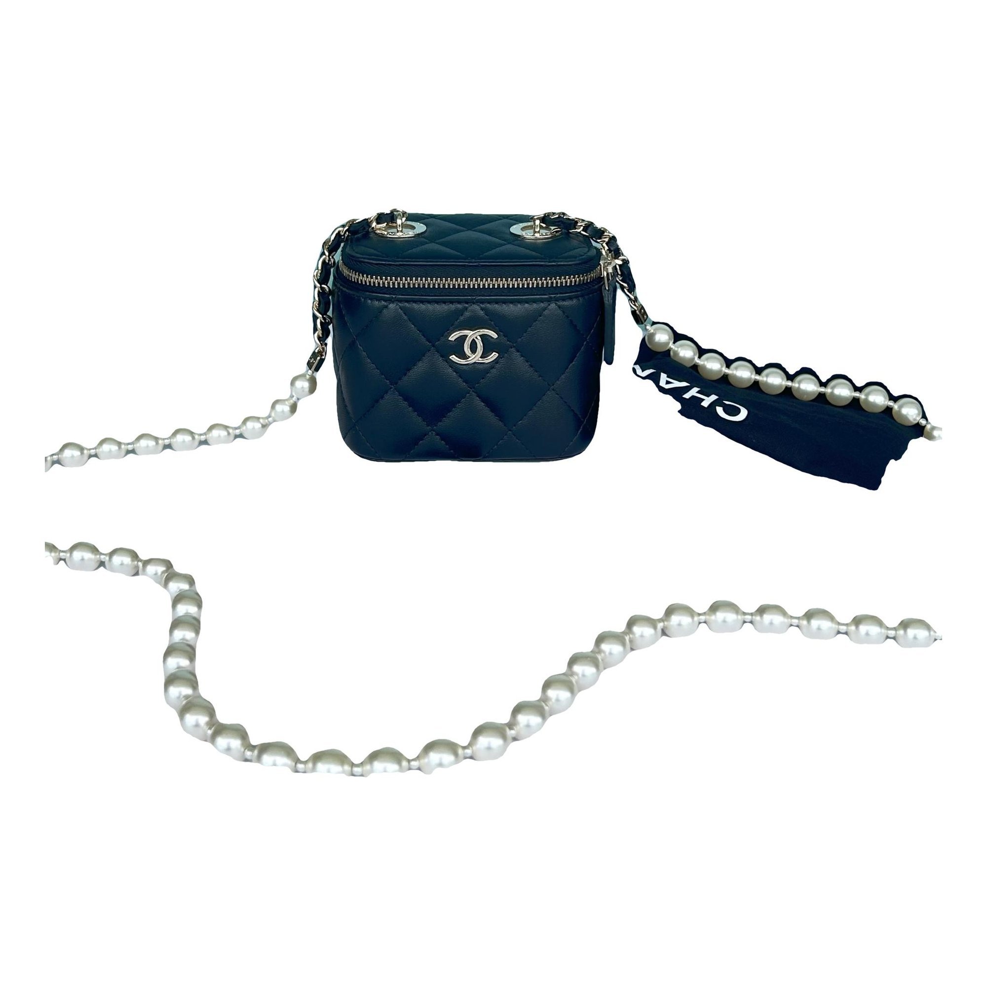 Trendy CC Vanity leather handbag