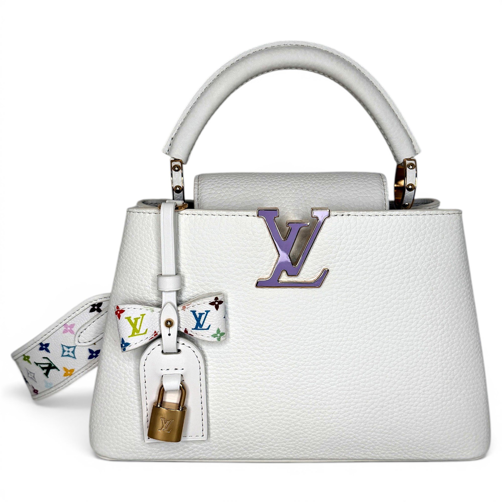 Capucines leather handbag