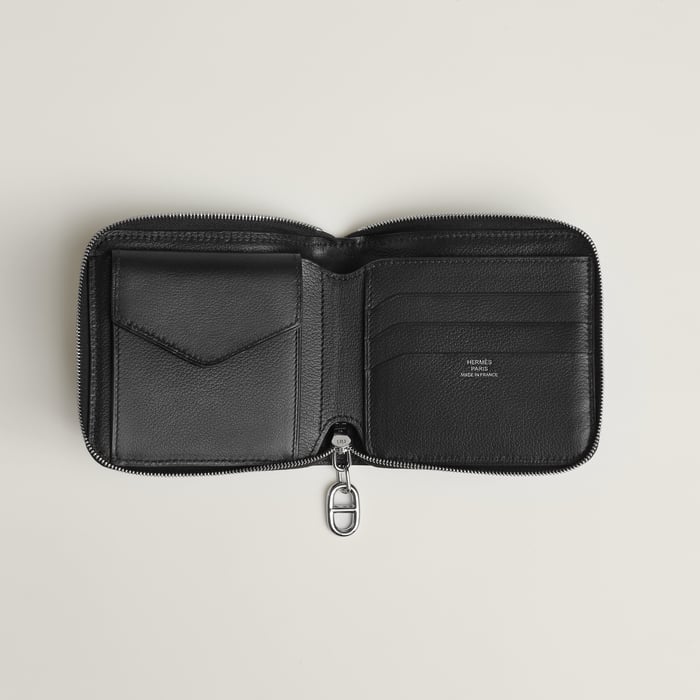 Noir Zipengo II Chaine d'Ancre Wallet