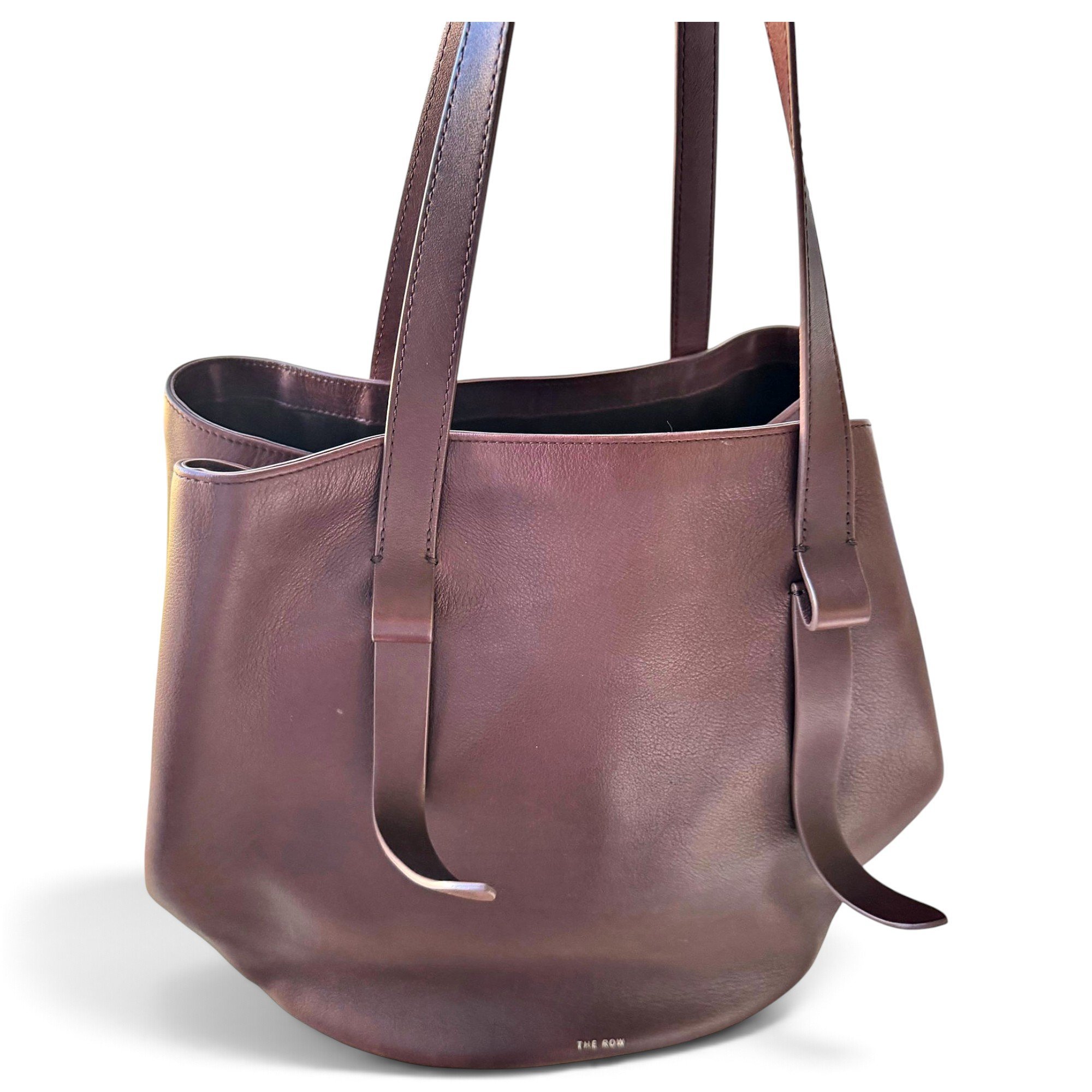 Leather tote
