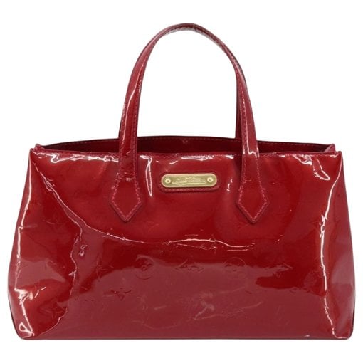 Wilshire patent leather handbag
