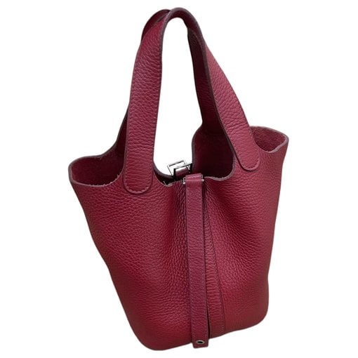 Picotin leather handbag