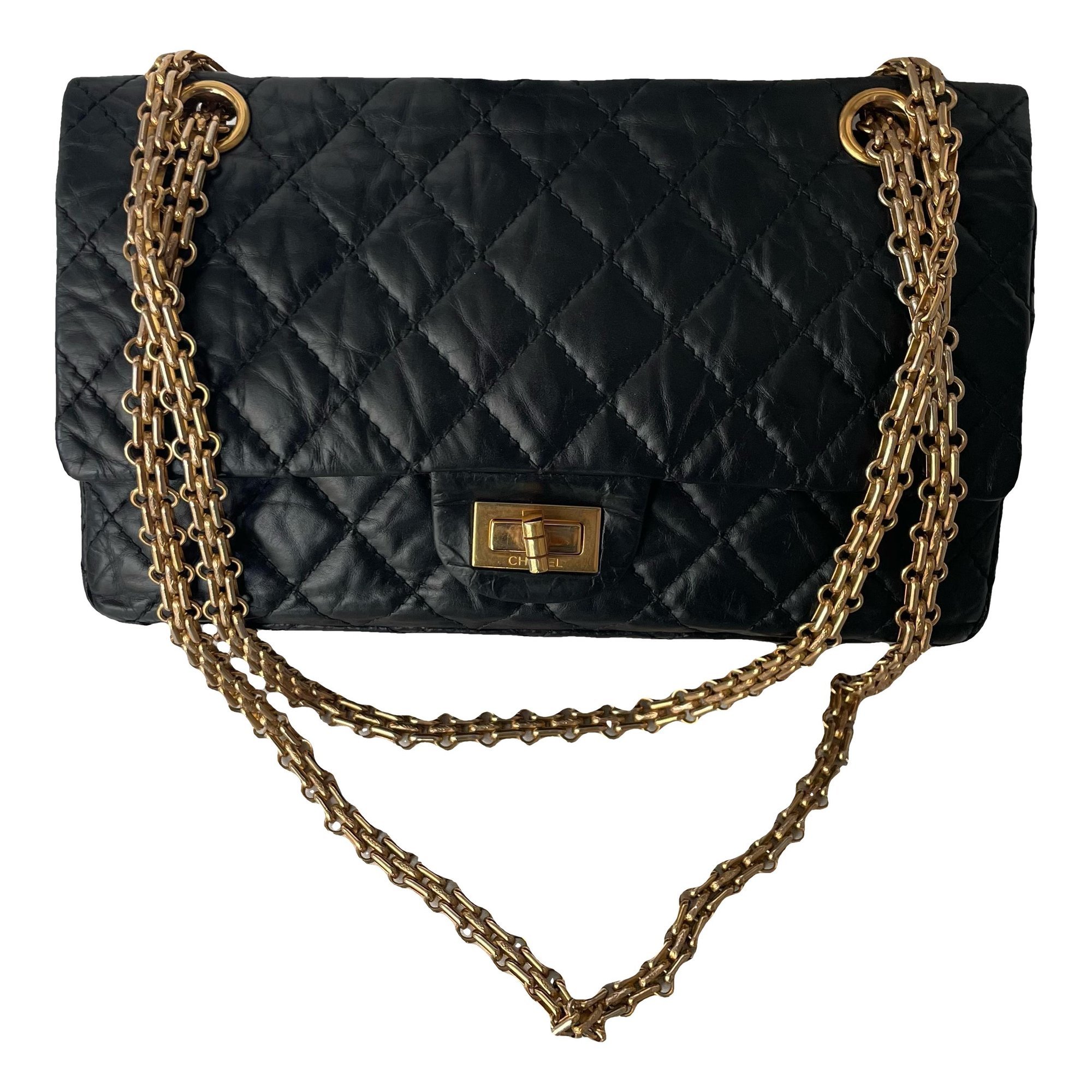 2.55 leather handbag
