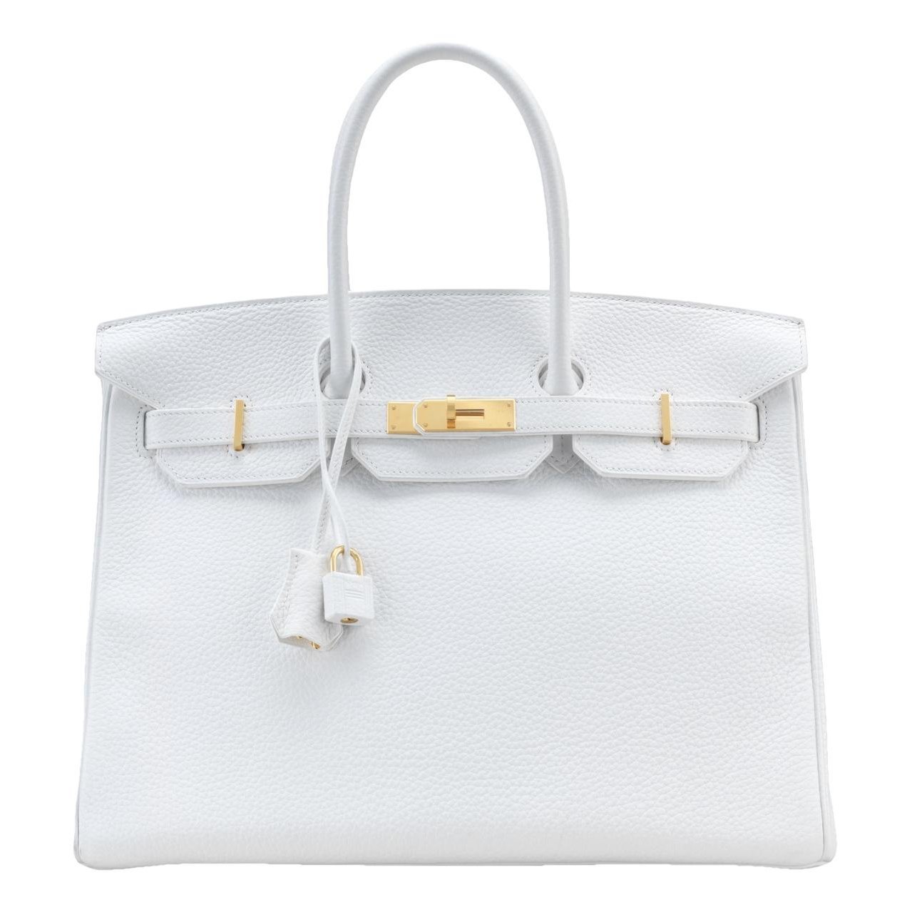 Hermes Birkin 35 Handbag Clemence Leather 2016