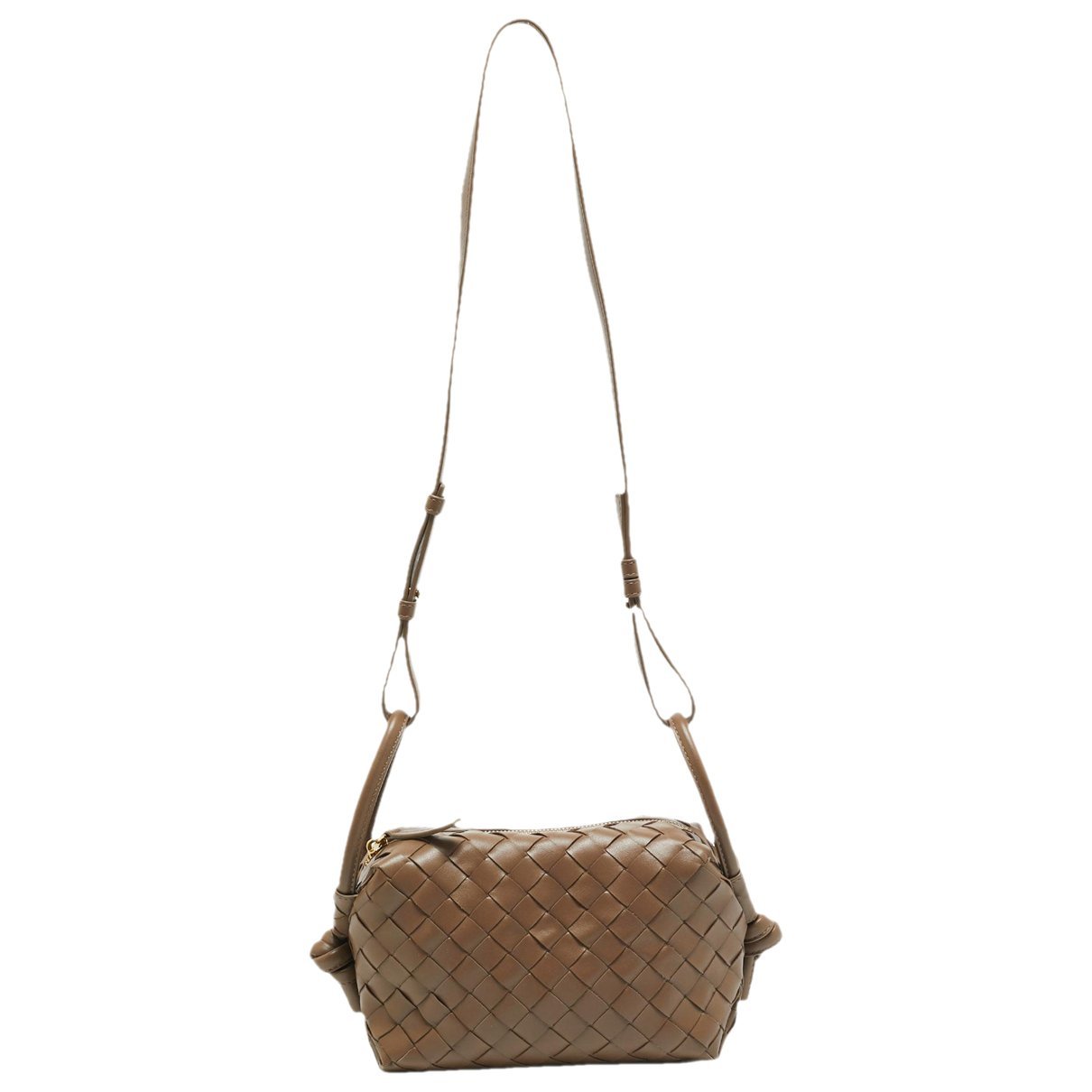 Loop leather handbag