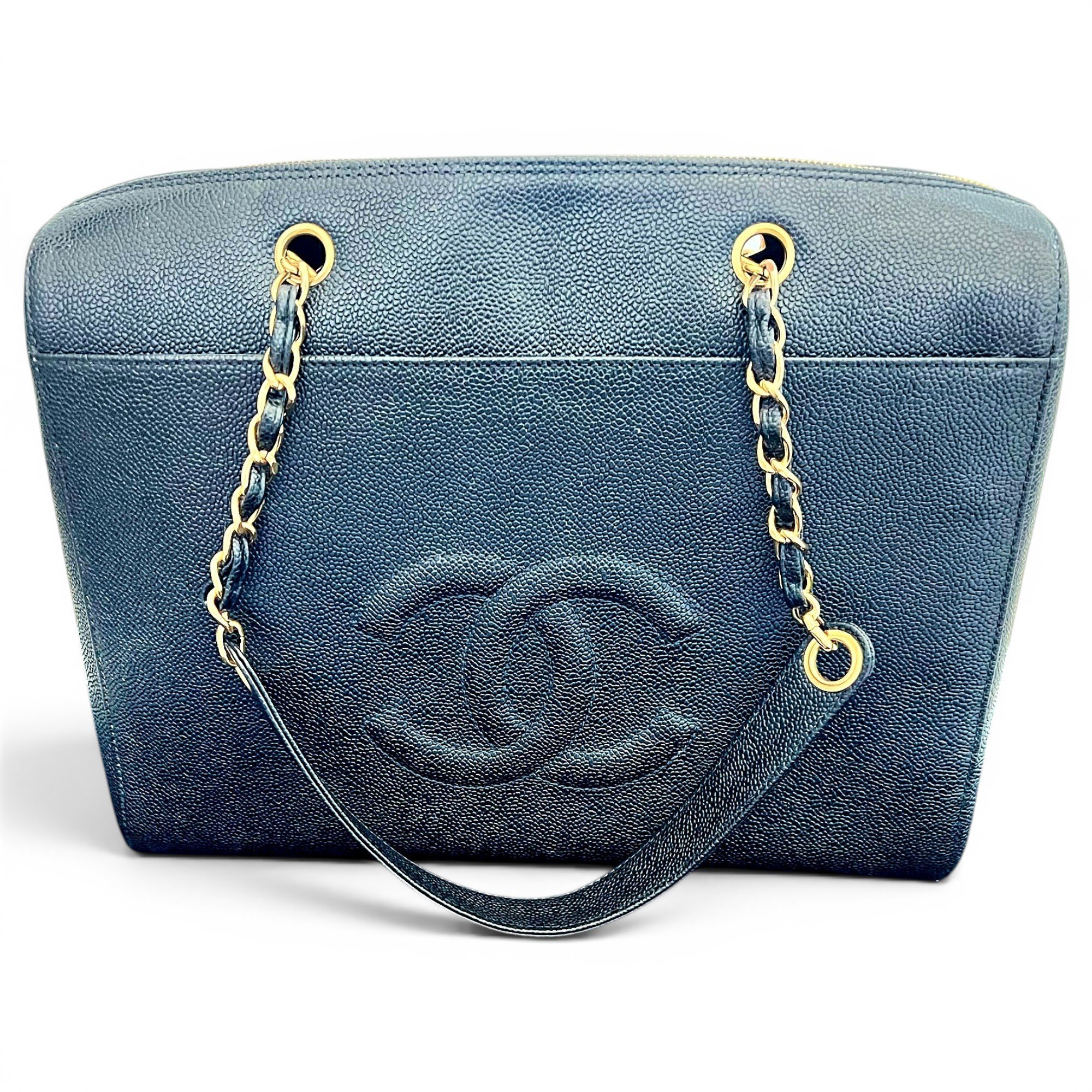 Leather tote
